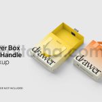 دانلود موکاپ جعبه کشویی Drawer Box Mockup