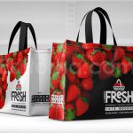 دانلود مجموعه ۳ عددی موکاپ کیسه خرید اِکو بَگ Short Handle Eco Shopping Bag Branding Mockup