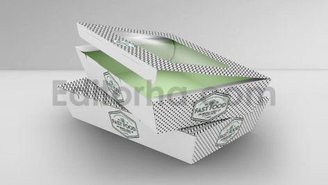 دانلود موکاپ بسته‌بندی بیرون بر فست فود Fast Food Boxes Vol.10: Take Out Packaging Mockups