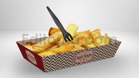دانلود موکاپ بسته‌بندی بیرون بر فست فود Fast Food Boxes Vol.10: Take Out Packaging Mockups