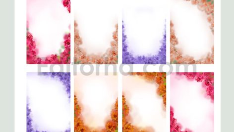 دانلود مجموعه ۳۵ عددی بک گراند اورلی گلدار Floral Texture Background Overlays
