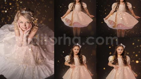 دانلود مجموعه ۷۵ عددی اورلی اکلیل طلایی Glitter Overlays, Sparkle Effect for Photo Edit