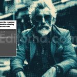 دانلود فایل لایه باز استایل فتوشاپی افکت هافتون بلور