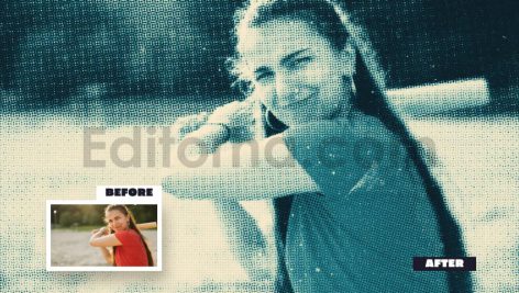 دانلود فایل لایه باز استایل فتوشاپی افکت هافتون بلور