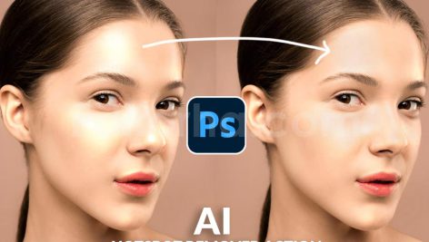 دانلود اکشن فتوشاپ روتوش پوست Hotspot remover AI Photoshop Skin retouch action