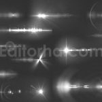 مجموعه ۳۵ تایی لنز سفارشی فلر افکت نور Custom Light Glow Effect & Lens Flare kit