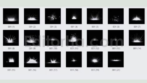 دانلود ۲۰ براش فتوشاپ نور شگفت انگیز Mystery light photoshop digital brushes