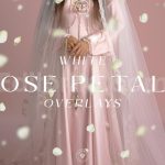 دانلود مجموعه ۱۵ عددی اورلی گلبرگ های رز سفید White Rose Petals Overlays