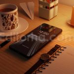 دانلود موکاپ گوشی هوشمند با میز کار و قهوه Smartphone Mockup with Stationery Coffee