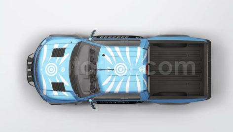 دانلود موکاپ کامیون کویرنوردی Pick Up Truck Mock-Up