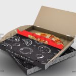 دانلود موکاپ بسته بندی جعبه پیتزا Packaging Mockup Pizza