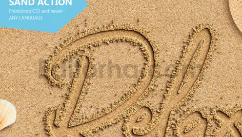 دانلود اکشن فتوشاپ شن و ماسه Sand Photoshop Action