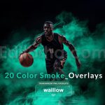 دانلود اورلی عکس ترنسپرنت دود رنگ Color smoke transparent png photo overlays