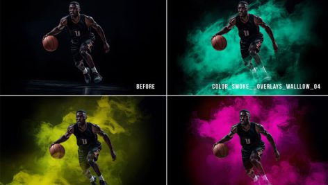 دانلود اورلی عکس ترنسپرنت دود رنگ Color smoke transparent png photo overlays