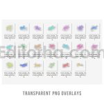 دانلود اورلی عکس ترنسپرنت دود رنگ Color smoke transparent png photo overlays