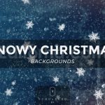 دانلود مجموعه ۸تایی بک گراند برفی کریسمسی  Snowy Christmas Backgrounds