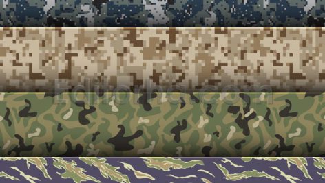 مجموعه ۳۸ عددی پترن استتار نظامی Camouflage Patterns Set