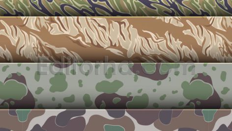 مجموعه ۳۸ عددی پترن استتار نظامی Camouflage Patterns Set