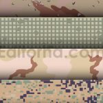 مجموعه ۳۸ عددی پترن استتار نظامی Camouflage Patterns Set