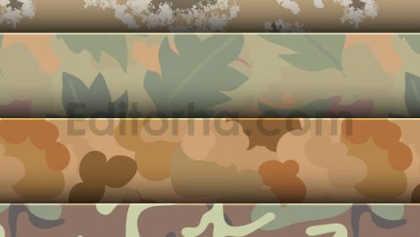 مجموعه ۳۸ عددی پترن استتار نظامی Camouflage Patterns Set