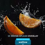 دانلود اورلی عکس ترنسپرنت پاشیدن آب Water splash png transparent photo overlays