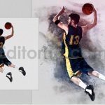 دانلود افکت عکس لکه‌های آبرنگی پاشیده شده Splatter Watercolor Photo Effect