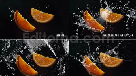 دانلود اورلی عکس ترنسپرنت پاشیدن آب Water splash png transparent photo overlays