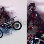 دانلود افکت عکس لکه‌های آبرنگی پاشیده شده Splatter Watercolor Photo Effect