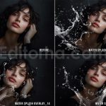 دانلود اورلی عکس ترنسپرنت پاشیدن آب Water splash png transparent photo overlays