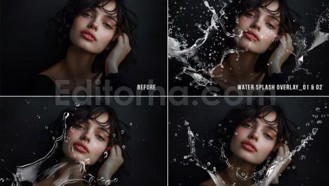 دانلود اورلی عکس ترنسپرنت پاشیدن آب Water splash png transparent photo overlays