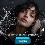 دانلود اورلی عکس ترنسپرنت پاشیدن آب Water splash png transparent photo overlays
