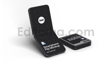 دانلود موکاپ ۱۰تایی گوشی هوشمند سامسونگ زد فلیپ Smartphone Samsung Z Flip Mockup