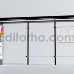 دانلود موکاپ بیلبورد در ایستگاه اتوبوس