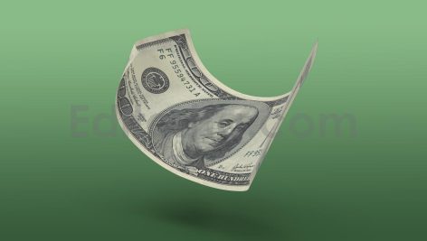 دانلود مدل آماده سه بعدی: آبجکت 100 دلاری 100dollar bill