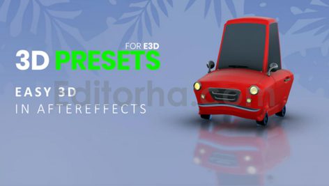 دانلود پروژه افترافکت: موشن گرافیک سه بعدی انیمیشنی 3D Motion Presets