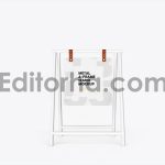 دانلود موکاپ استند دوطرفه Hanging A-Frame Sign Board Mockup