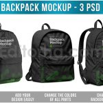 دانلود موکاپ کوله پشتی Backpack Mockup