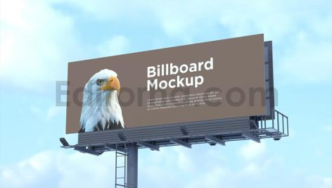 دانلود موکاپ بیلبورد شهری Billboard Mockup6