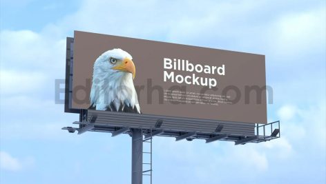 دانلود موکاپ بیلبورد شهری Billboard Mockup1