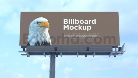 دانلود موکاپ بیلبورد شهری Billboard Mockup3