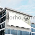 موکاپ بیلبورد ساختمانی Building Billboard Mockup