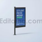 موکاپ لایت باکس درخیابان-2
