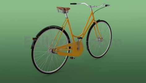 دانلود مدل آماده سه بعدی: آبجکت دوچرخه کلاسیک Classic City Bicycle