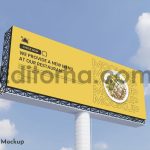 دانلود بیلبورد خیابانی - Billboard Mockup 1
