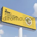 دانلود بیلبورد خیابانی - Billboard Mockup 4