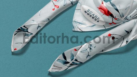 موکاپ شال روسری4