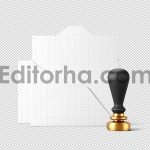 موکاپ پاکت نامه با مهر موم3