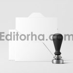 موکاپ پاکت نامه با مهر موم4