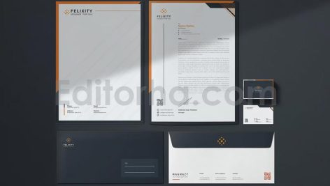 کارت ویزیت و نامه رسمی Felixty Company - Stationary2