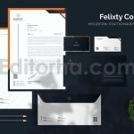 کارت ویزیت و نامه رسمی Felixty Company - Stationary1